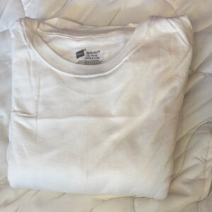 New 5-pack Hanes Soft White Crew Neck Tee